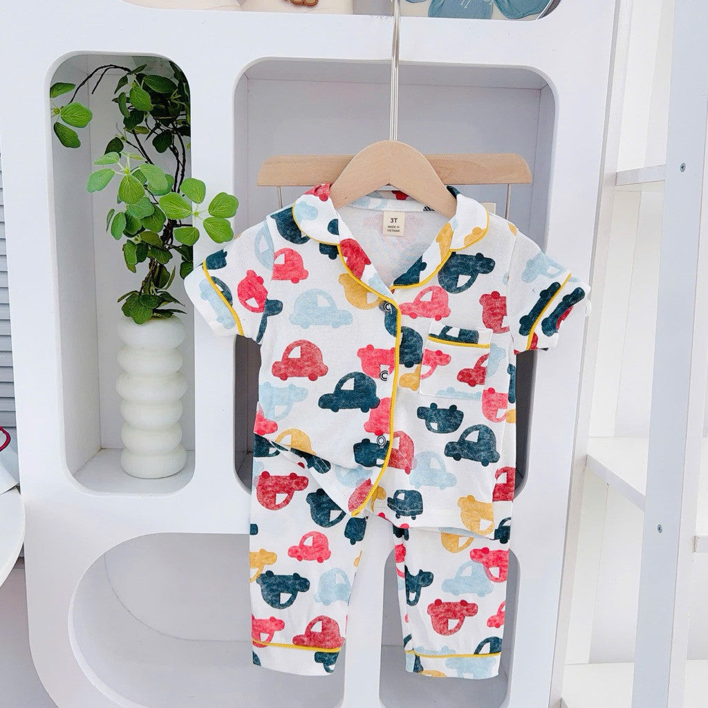Cotton Terno Polo and pajama set for 1-5 years old