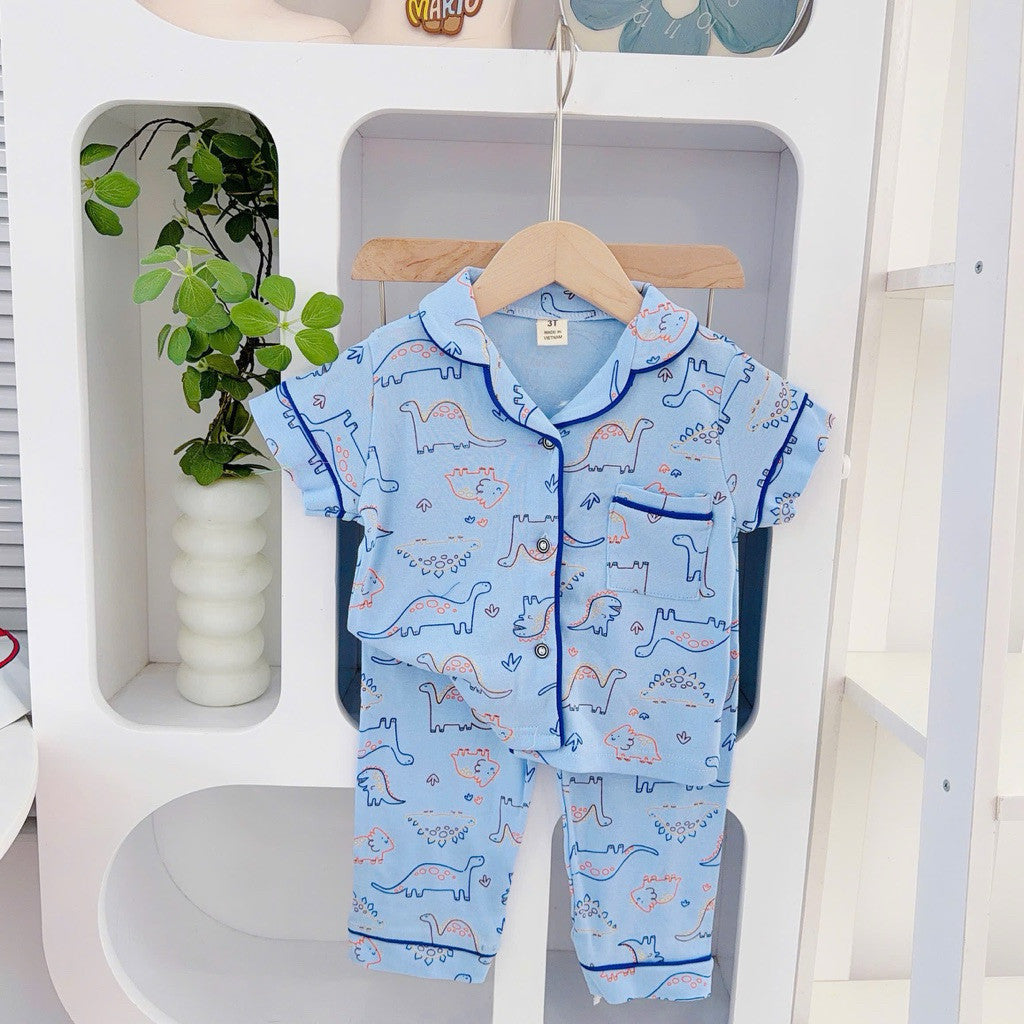 Cotton Terno Polo and pajama set for 1-5 years old