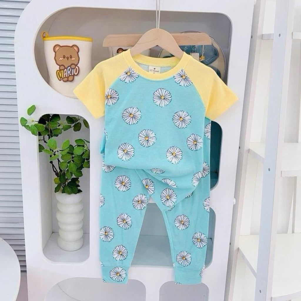 Cotton Terno T-Shirt and Pajama Sleepwear Set for 6-10 years old