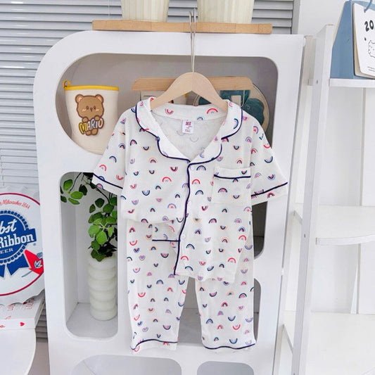 Cotton Terno Polo and pajama sleepwear set for 6-10 years old II