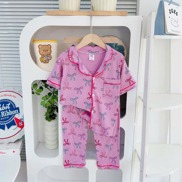 Cotton Terno Polo and pajama sleepwear set for 6-10 years old II