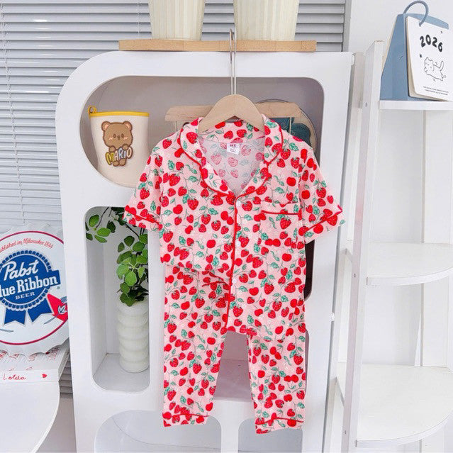 Cotton Terno Polo and pajama sleepwear set for 6-10 years old II