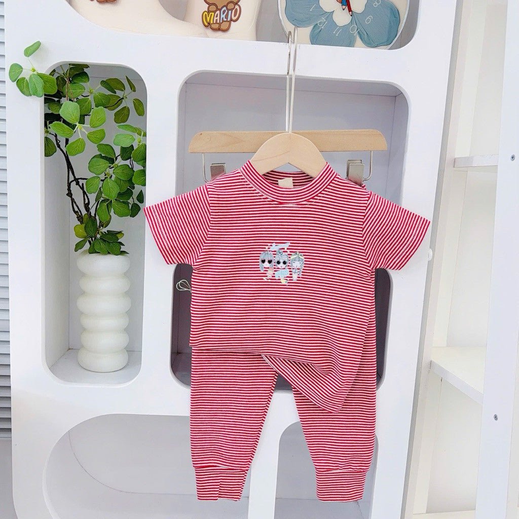 Cotton Terno T-shirt and Pajama sleepwear set for 1-5 years old