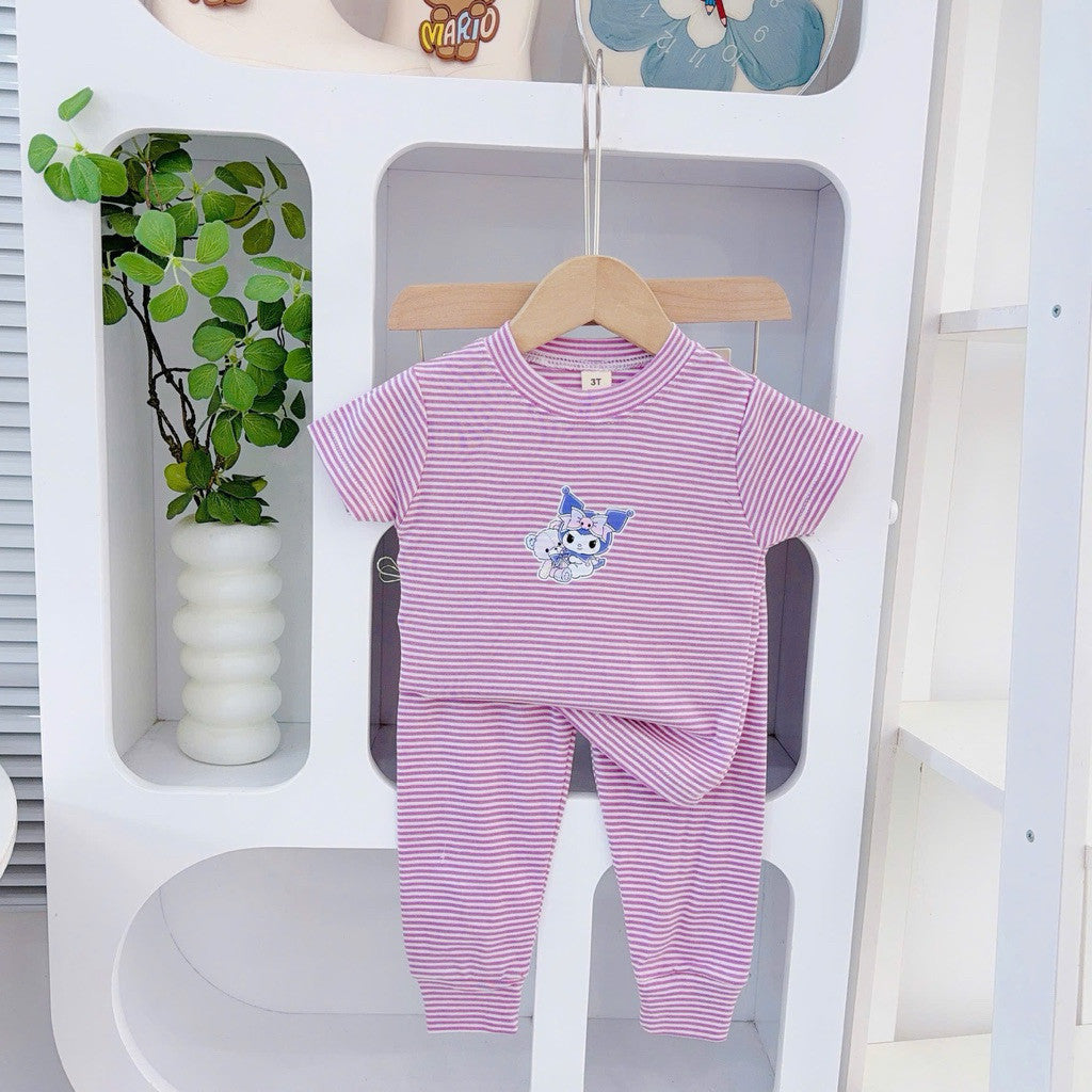 Cotton Terno T-shirt and Pajama sleepwear set for 1-5 years old