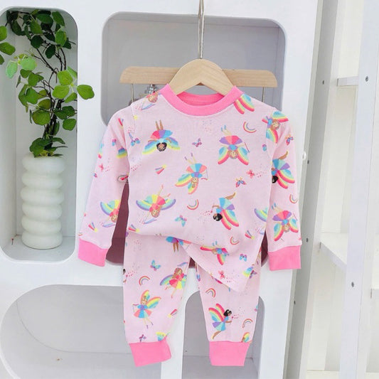 Cotton terno longsleeves and pajama sleepwear set for 6-10 years old