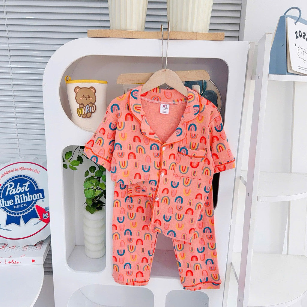 Cotton Terno Polo and pajama sleepwear set for 6-10 years old II