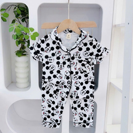 1-5 years old Cotton Terno Polo and Pajama Sleepwear set for kids II