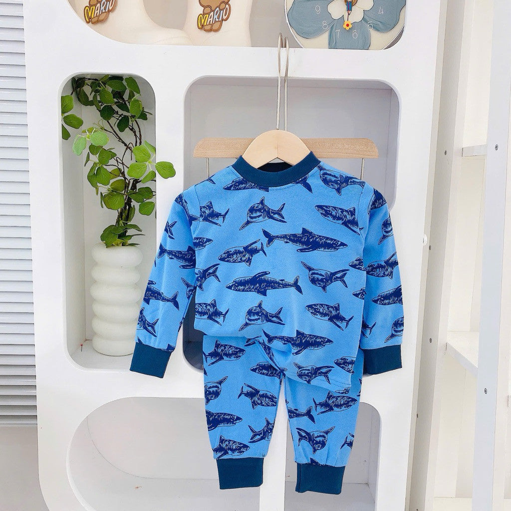 Cotton Terno Longsleeve and Pajama sleepwear set for 1-5 years old V