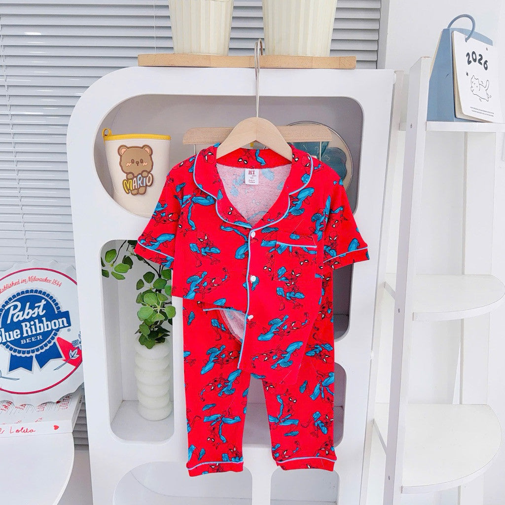 Cotton Terno Polo and pajama sleepwear set for 6-10 years old