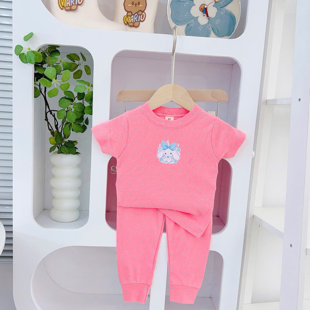Cotton Terno T-shirt and Pajama sleepwear set for 1-5 years old