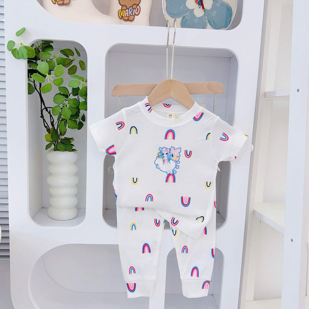 Cotton Terno T-shirt and Pajama sleepwear set for 1-5 years old
