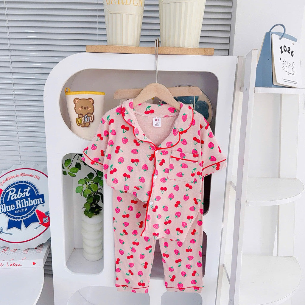 Cotton Terno Polo and pajama sleepwear set for 6-10 years old II