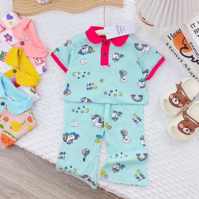 OOTD Cotton terno polo and pajama set for 1-6 years old