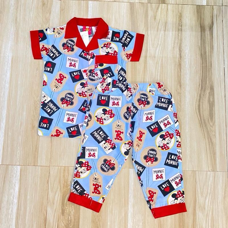 Polo and Pajama sleepwear set for 1-8 years old
