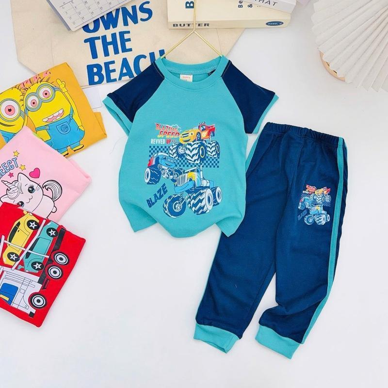 Colored T-Shirt & Jogger Set for 1-10 Years Old