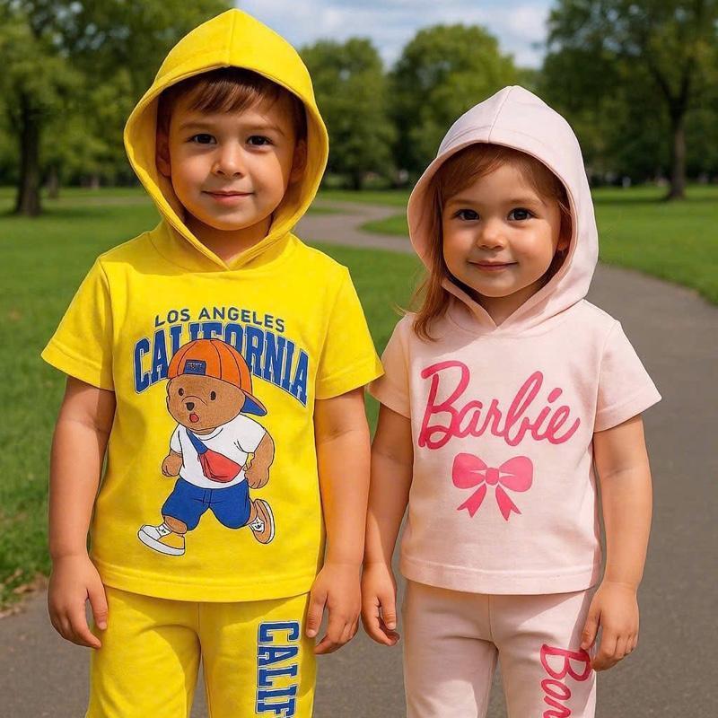 Hoodie and Pants Cotton Terno Set for 1-5 years old