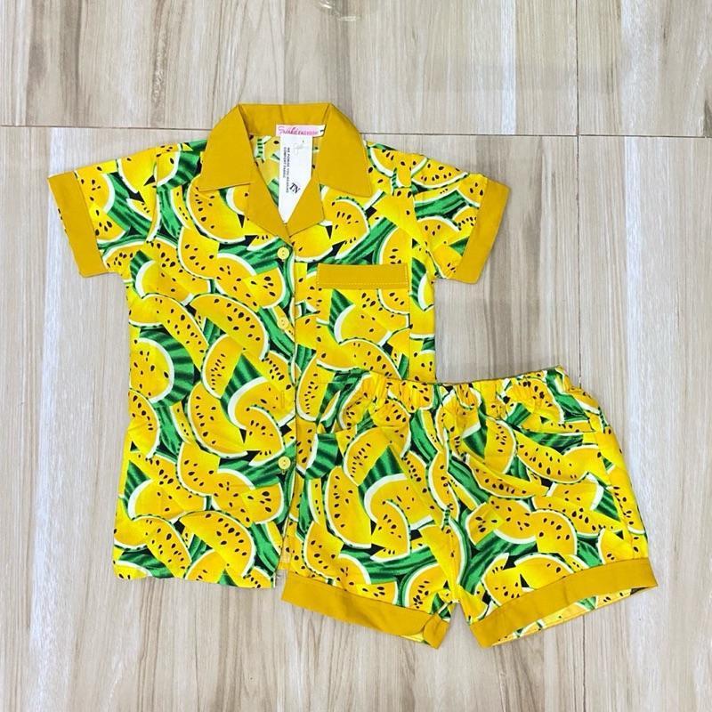 Polo and Shorts sleepwear set for 1-8 years old