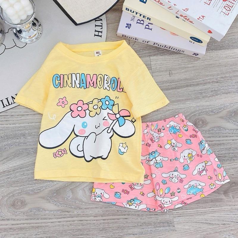 Cotton Terno Tshirt and Shorts OOTD set for 1-5 years old