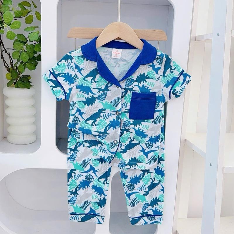 1-5 years old Cotton Terno Polo and Pajama Sleepwear set for kids II