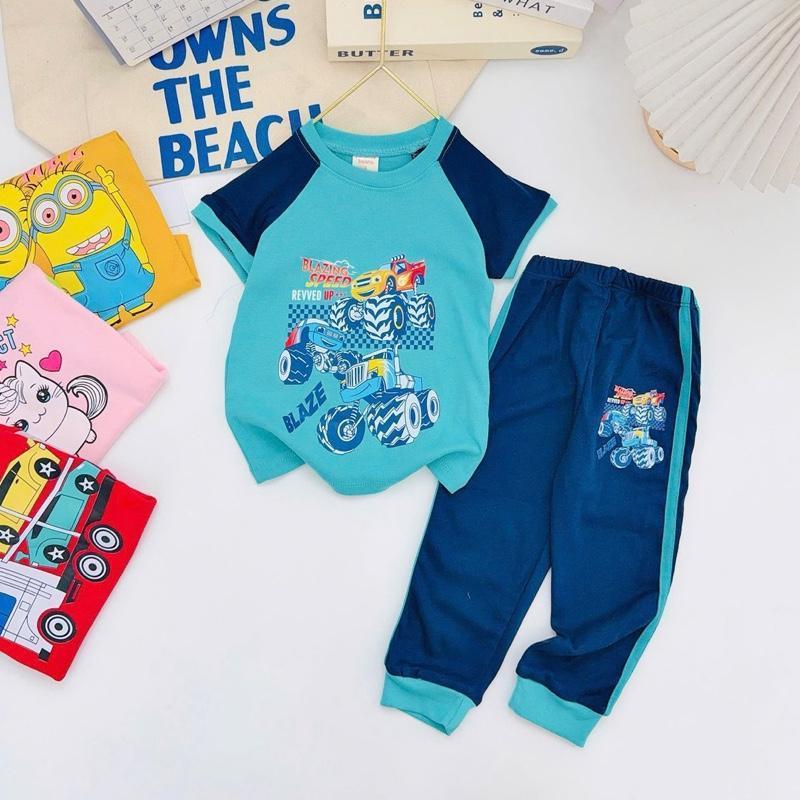 Colored T-Shirt & Jogger Set for 1-10 Years Old