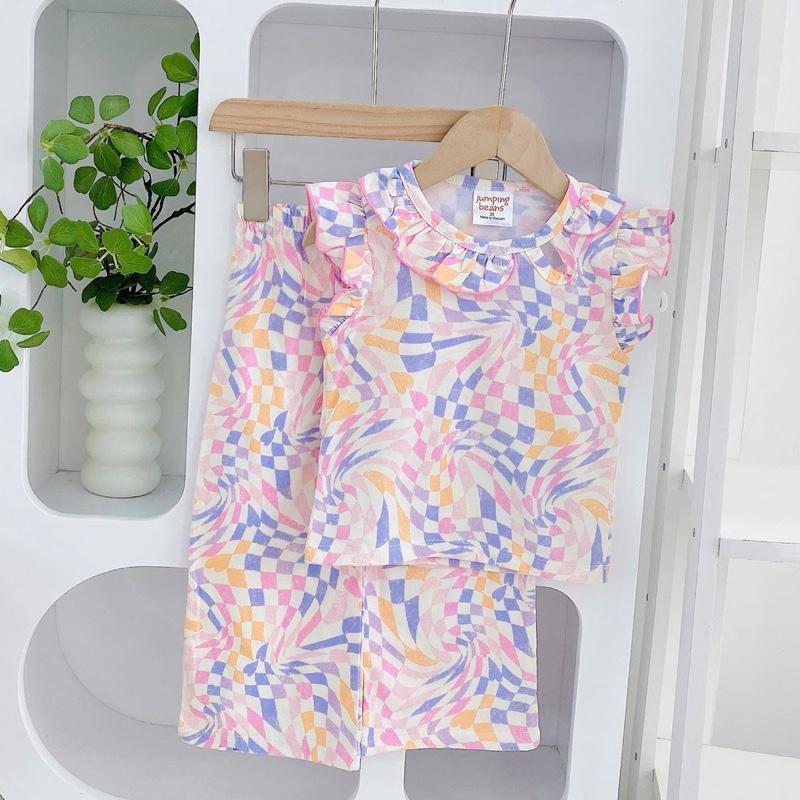OOTD Cotton Terno Top and wide-leg set for 1-5 years old