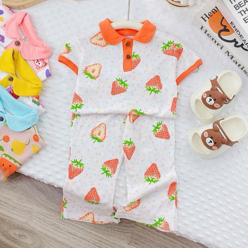 OOTD Cotton terno polo and pajama set for 1-6 years old
