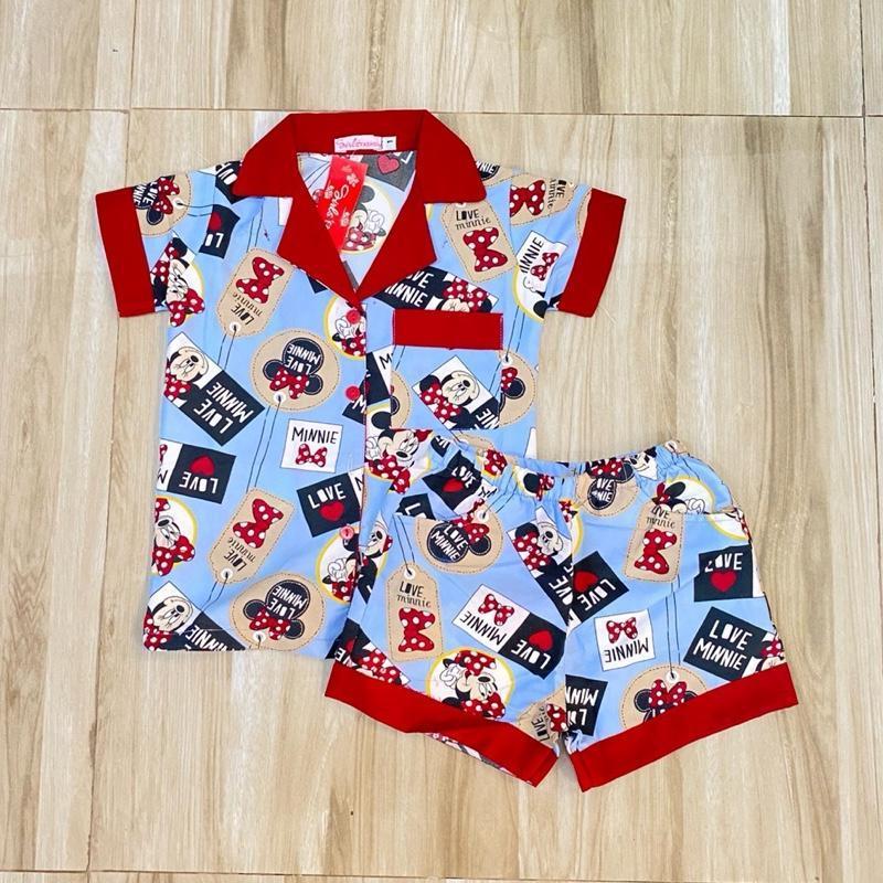 Polo and Shorts sleepwear set for 1-8 years old