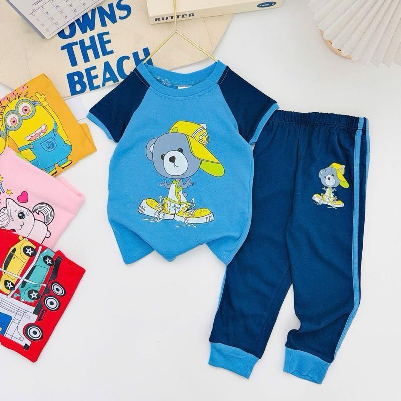 Colored T-Shirt & Jogger Set for 1-10 Years Old
