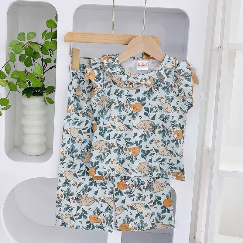 OOTD Cotton Terno Top and wide-leg set for 1-5 years old