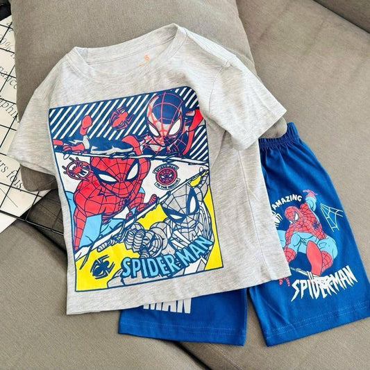 Premium Cotton terno character Tshirt and shorts set 1-10 Years Old