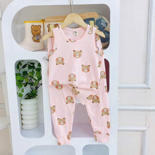 Cotton terno sando and pajama sleepwear set for 6-10 years old