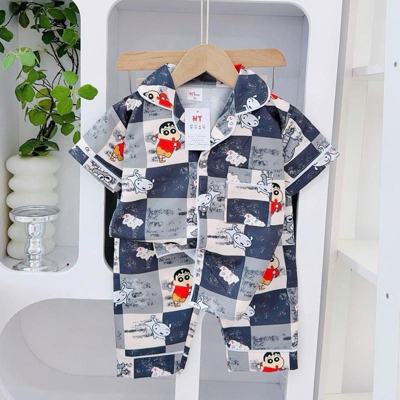 1-10 years old HT Terno Polo and Pajama sleepwear set for kids