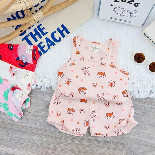 Cotton Terno Sando and Shorts set for 1-5 years old II