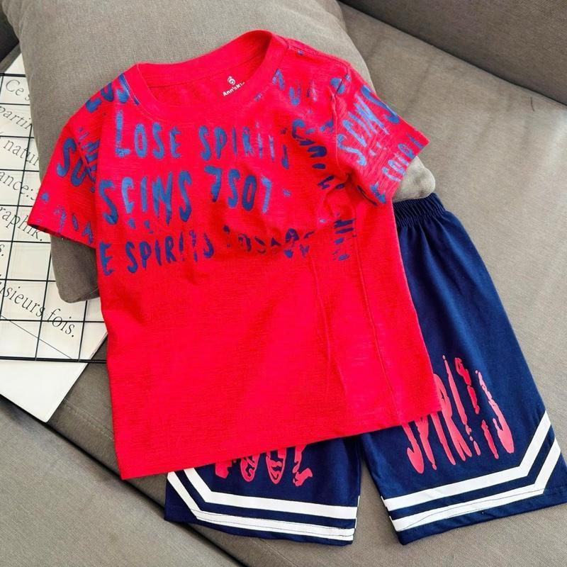 Premium Cotton terno character Tshirt and shorts set 1-10 Years Old