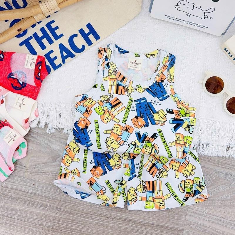 Cotton Terno Sando and Shorts set for kids 1-5 years old III