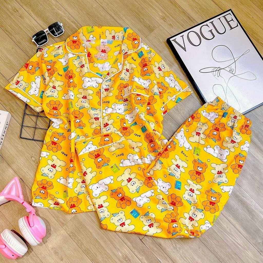 HT Adult Terno Polo and Pajama set Loungewear Sleepwear Set