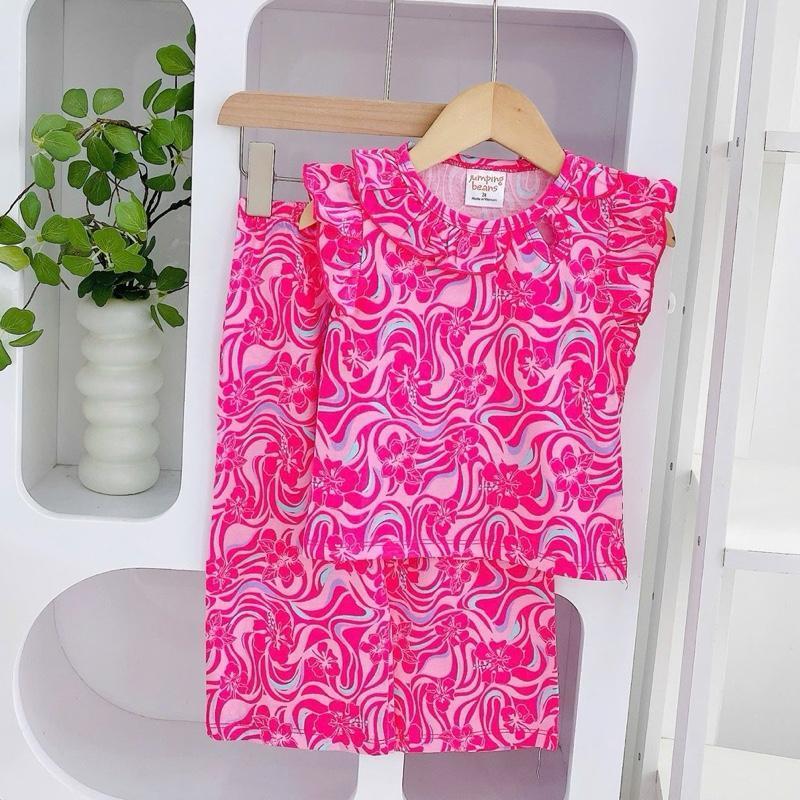OOTD Cotton Terno Top and wide-leg set for 1-5 years old