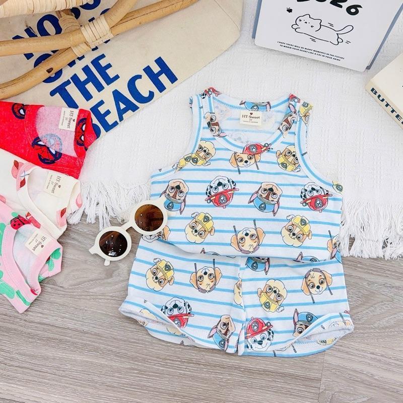 Cotton Terno Sando and Shorts set for kids 1-5 years old III