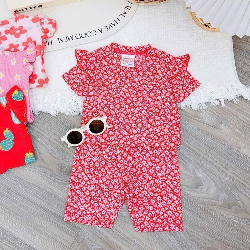 Cotton Ruffles T-Shirt & Shorts Set for 1-5 years old