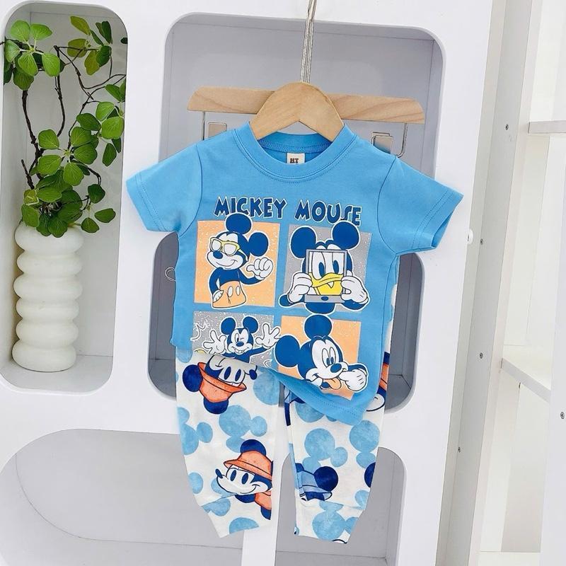 Colored Character Cotton Terno Tshirt and Pajama sleepwear set for 1-5 years old