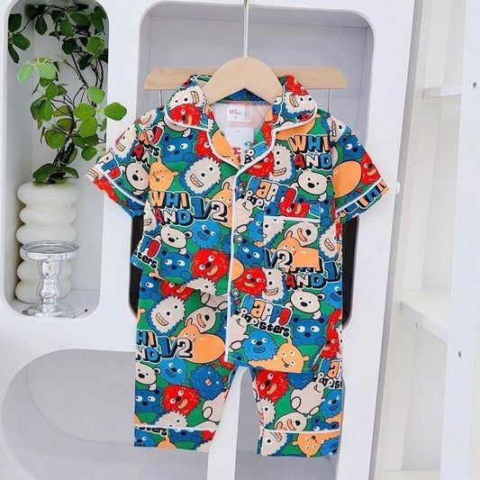 HT Terno Polo and Pajama Sleepwear Set 1-10 Years Old
