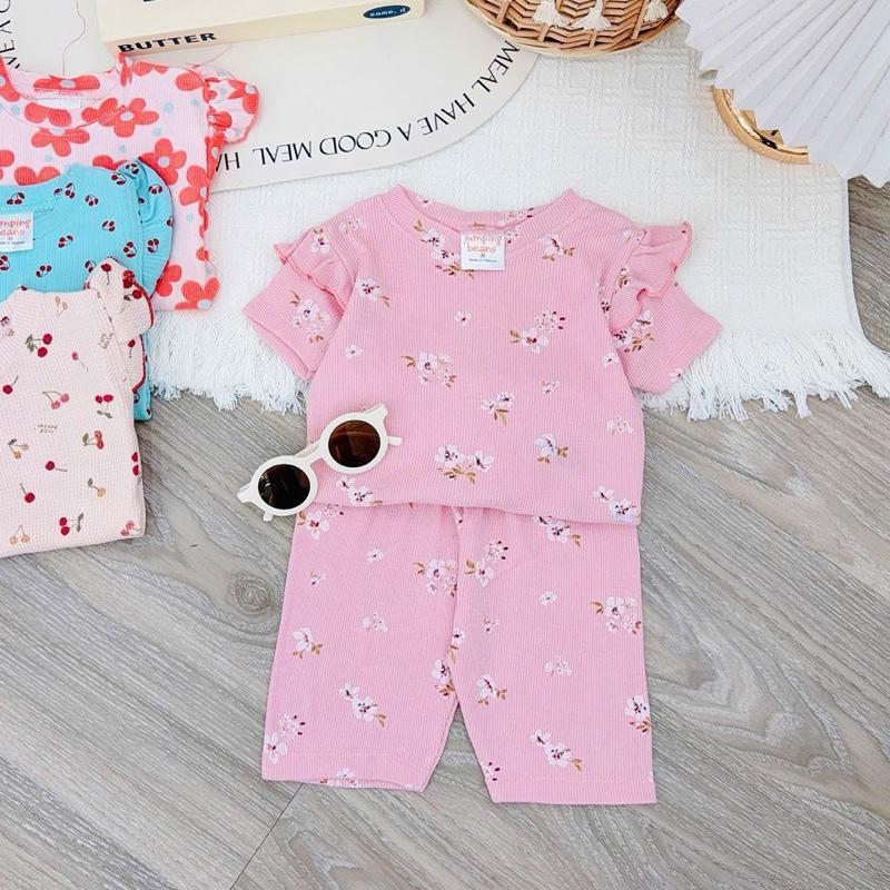 Baby Bizz 1-5 years old Cotton Ruffles T-Shirt & Shorts Set for Kids