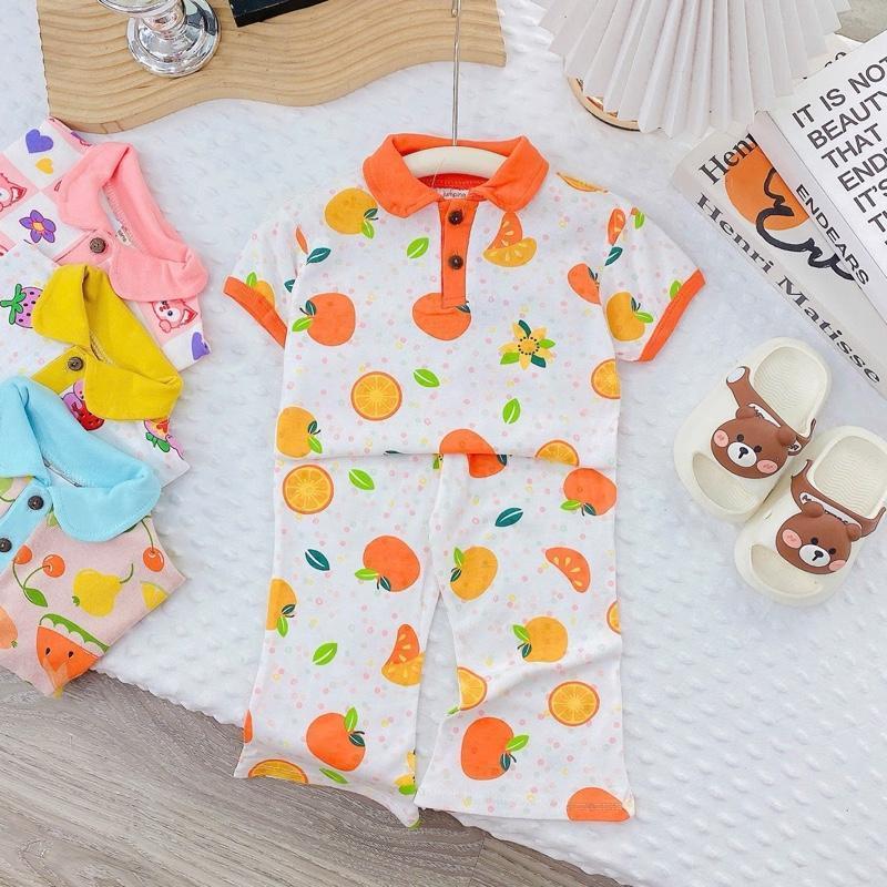 OOTD Cotton terno polo and pajama set for 1-6 years old