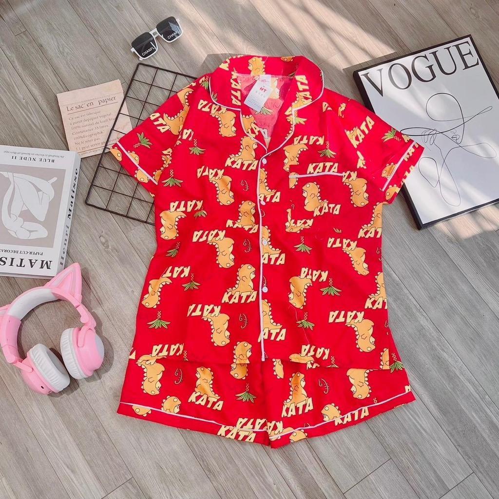 HT Adult Terno Polo and Shorts Sleepwear Set