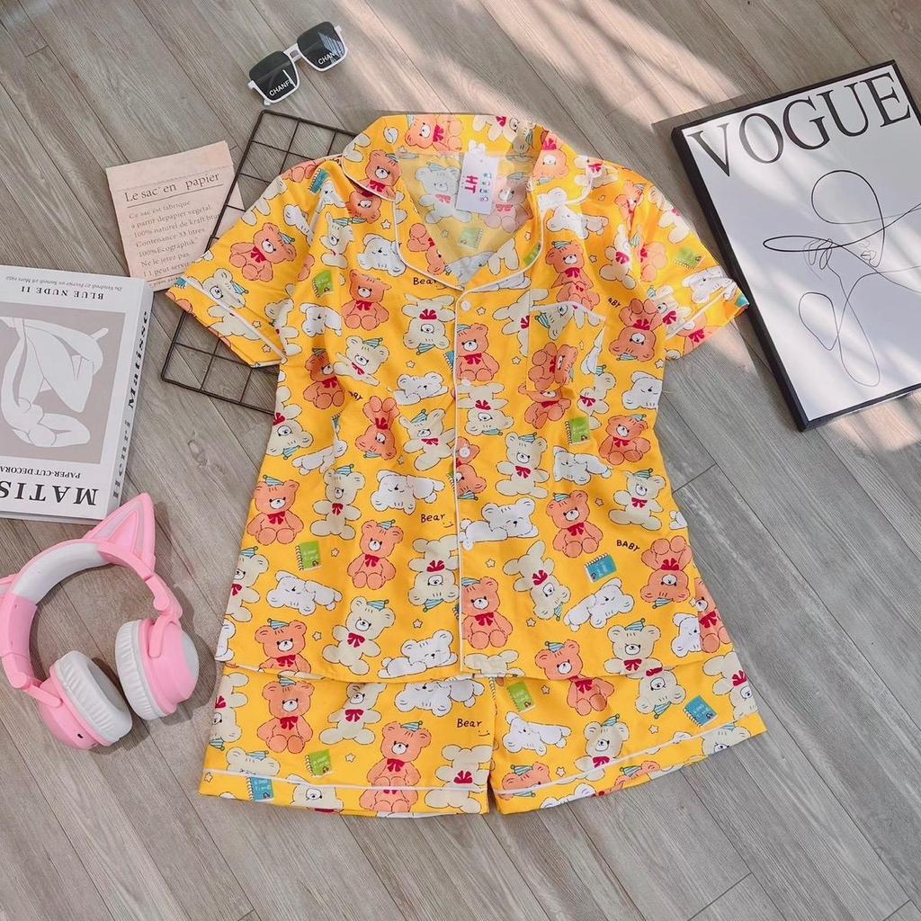 HT Adult Terno Polo and Shorts Sleepwear Set