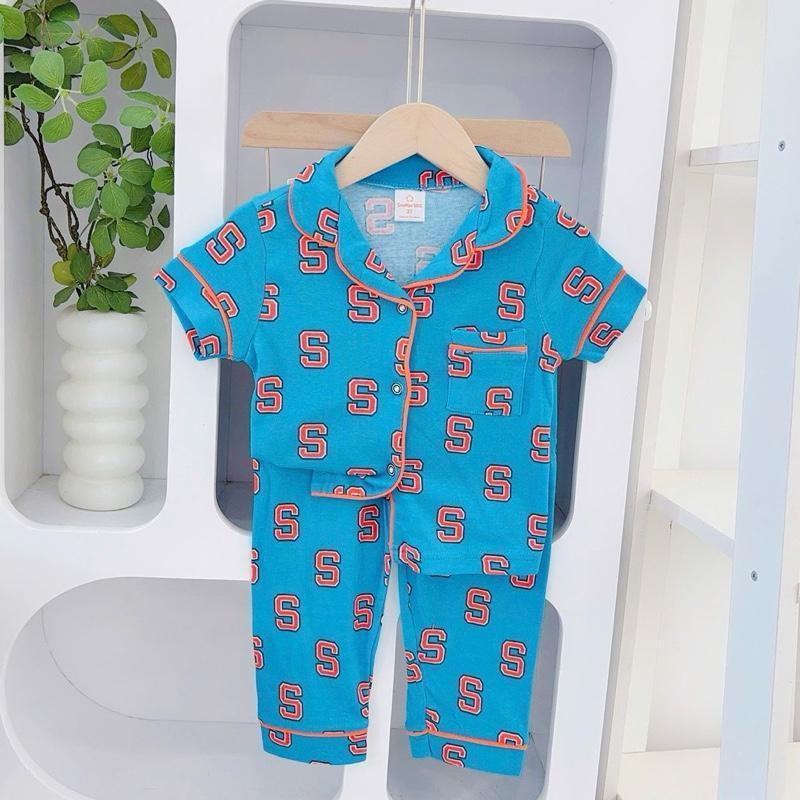1-5 years old Cotton Terno Polo and Pajama Sleepwear set for kids II