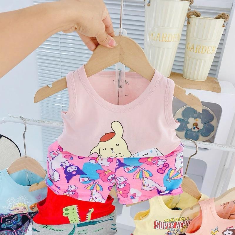 Cotton Terno Sando and Shorts set for 1-5 years old