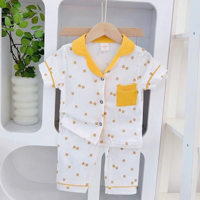 1-5 years old Cotton Terno Polo and Pajama Sleepwear set for kids II
