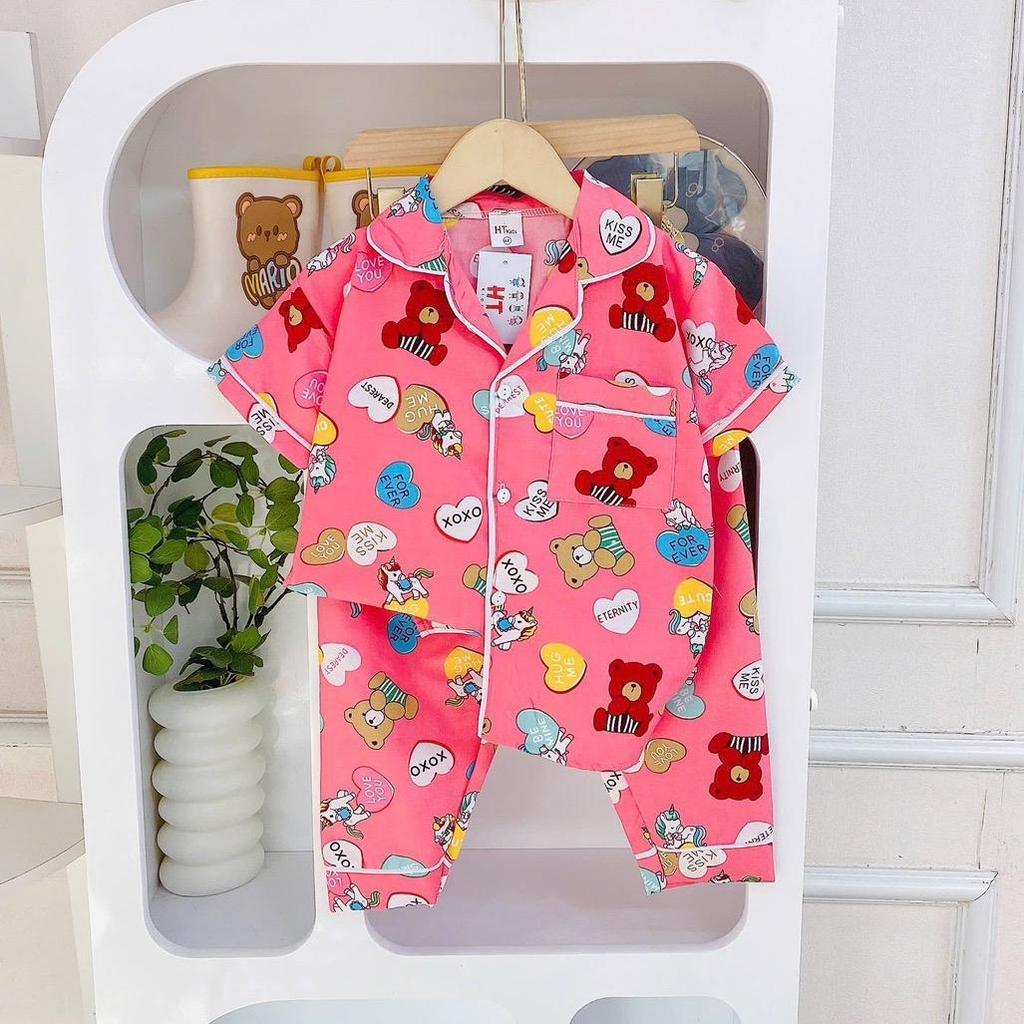 HT Terno Polo and Pajama sleepwear set for 1-10 Years Old II