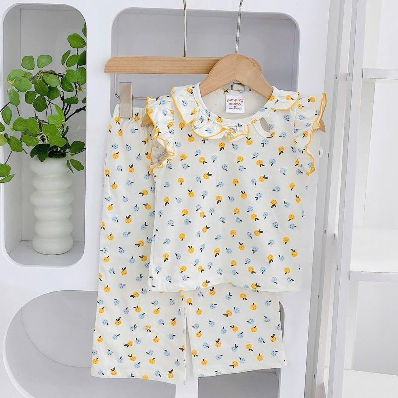OOTD Cotton Terno Top and wide-leg set for 1-5 years old